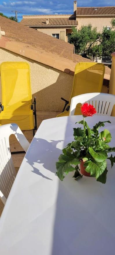 Appartement Agreable Et Spacieux Ensoleille Valros Bagian luar foto